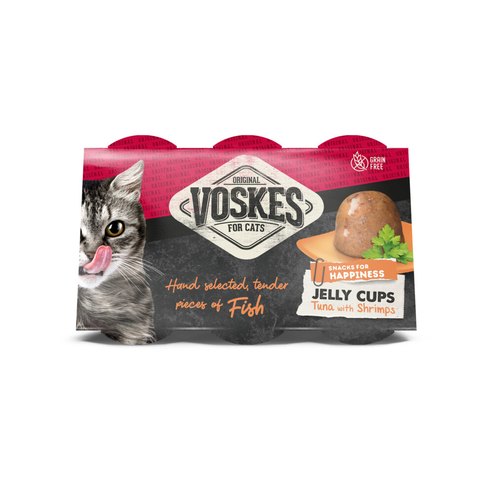 Voskes Tender Pieces Tonijn - Garnalen6 x 25 gr
