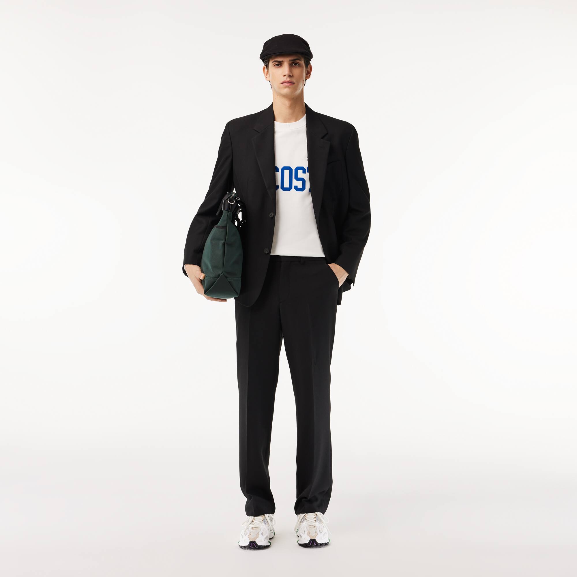 Anzughose aus Premium-Twill Hosen & Shorts - Schwarz - Lacoste - Herren