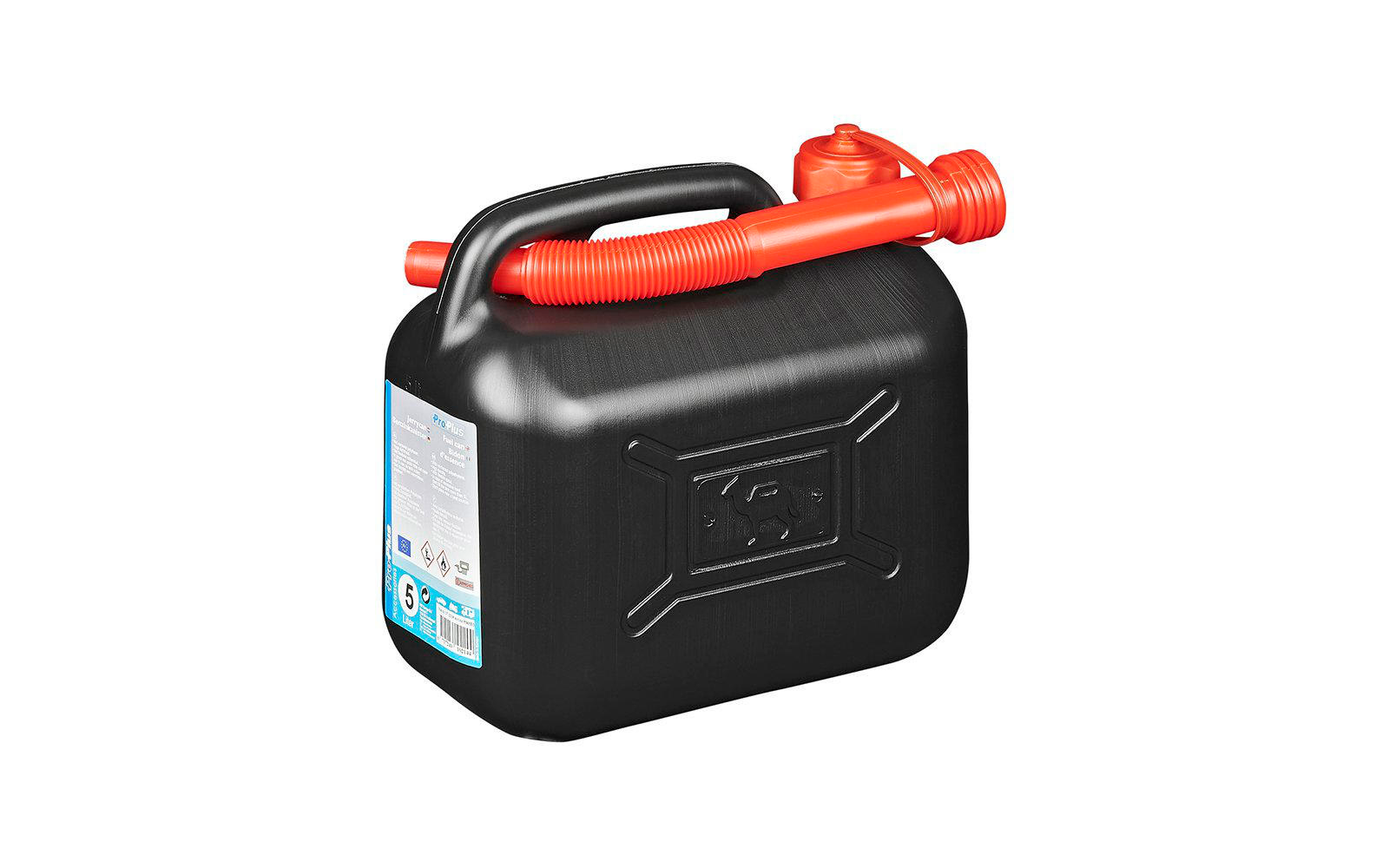 ProPlus Benzinkanister Kunststoff schwarz 5 Liter