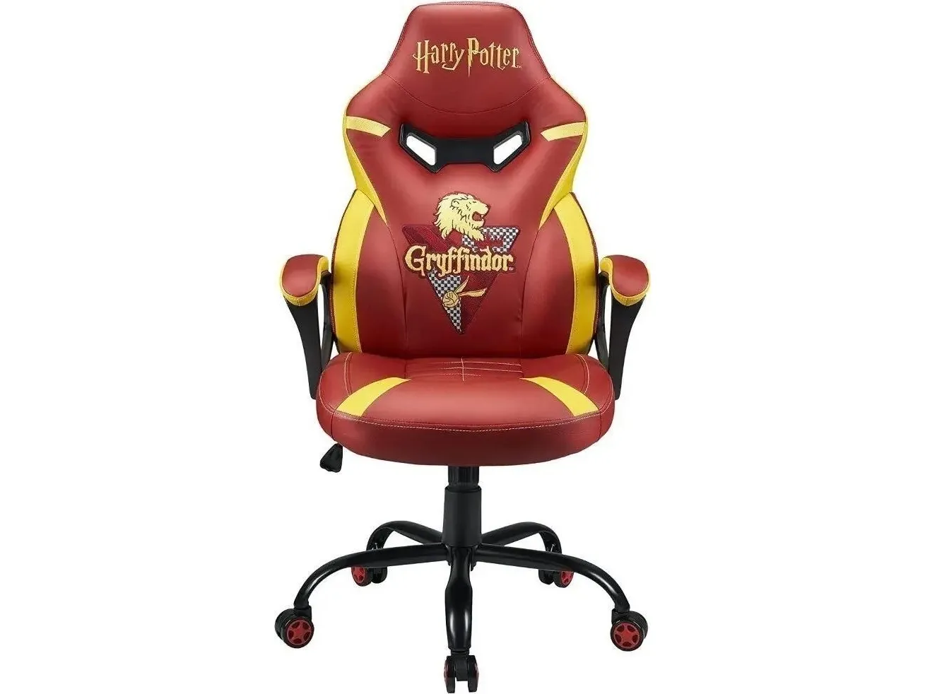 SuBsonic Harry Potter Junior Griffindor - Spillestol - ergonomisk - armstøtter - drejeled - kunstig læder