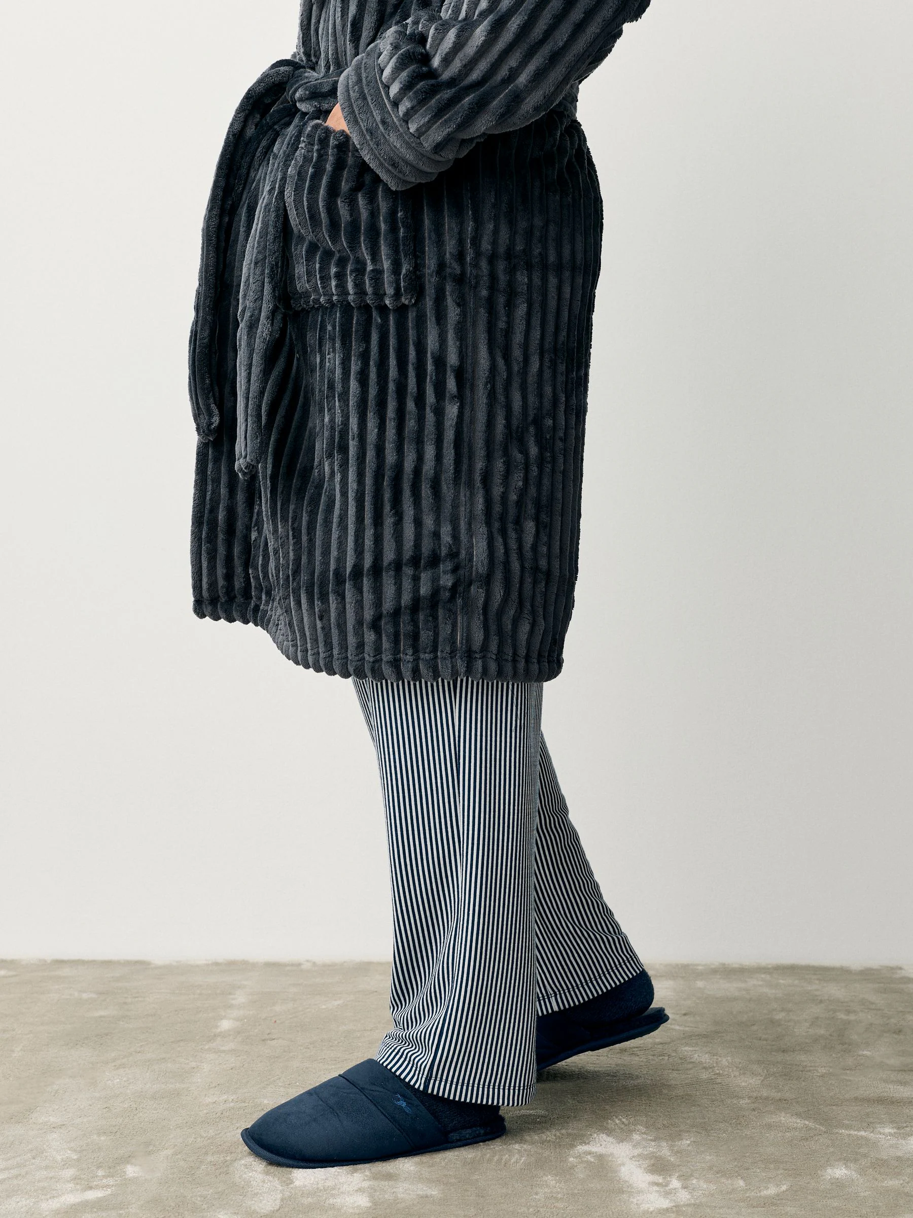 Marineblauw - Pantoffelmuiltjes
