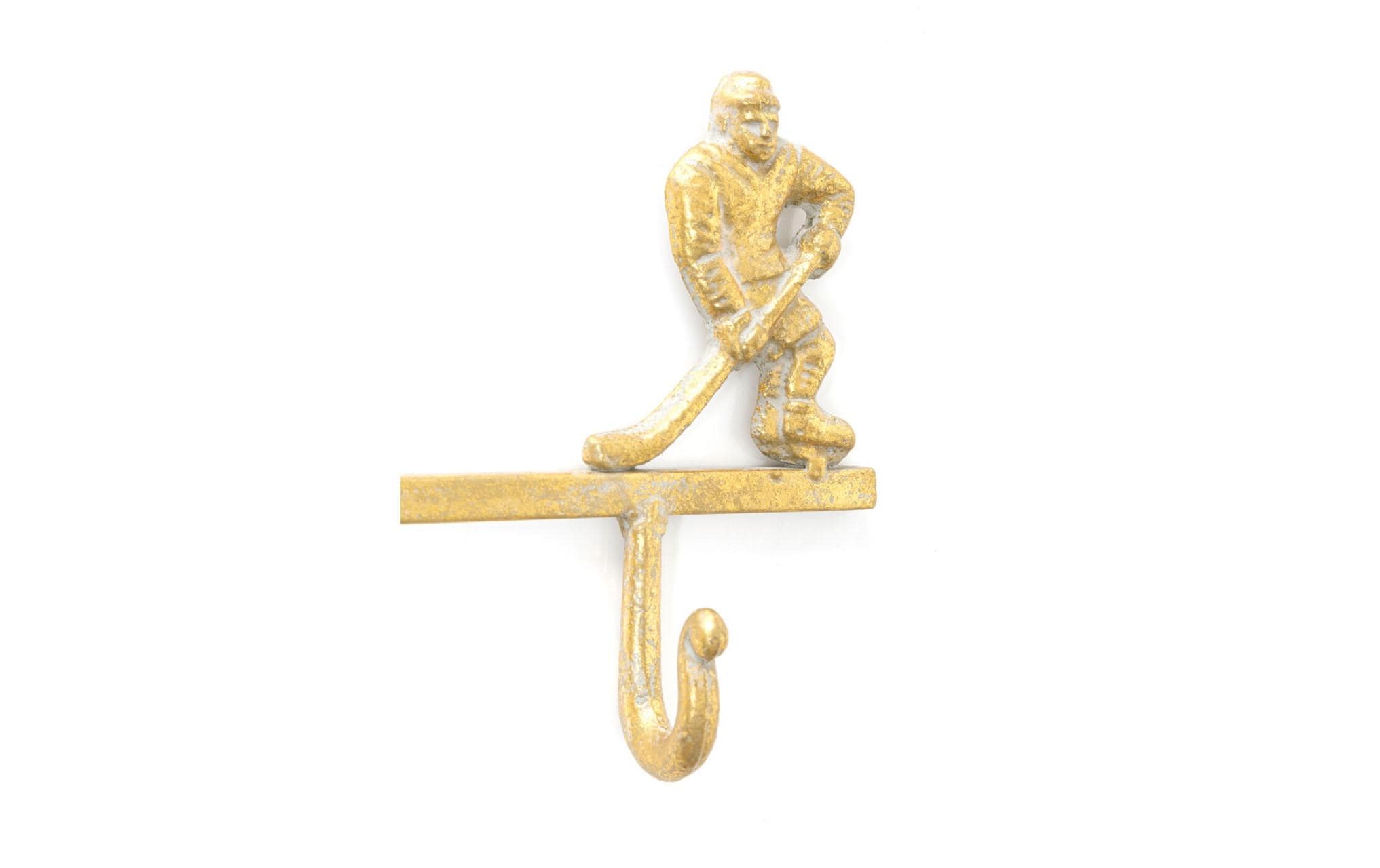 Wandgarderobe Ice Hockey GoldKleiderhaken