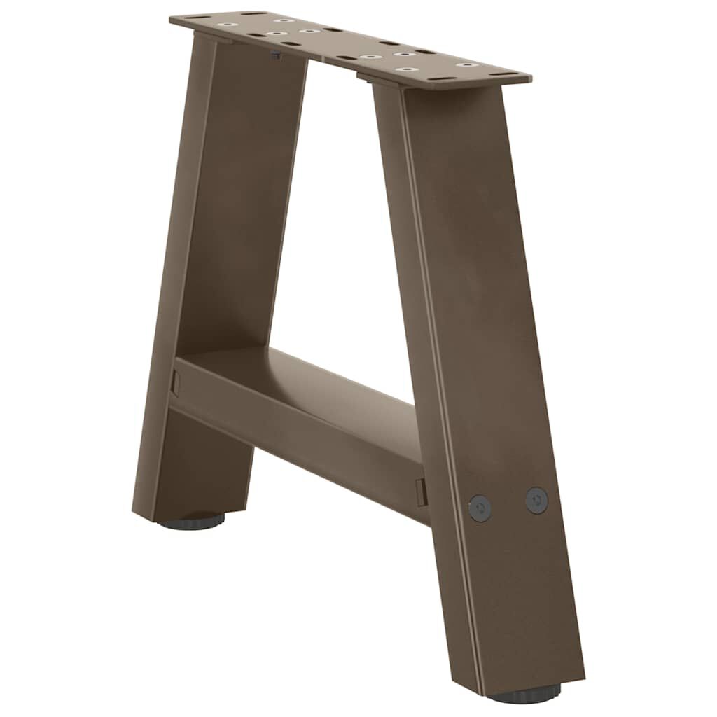 vidaXL A-vormige salontafelpoten 2 stuks 30x(30-31) cm staal