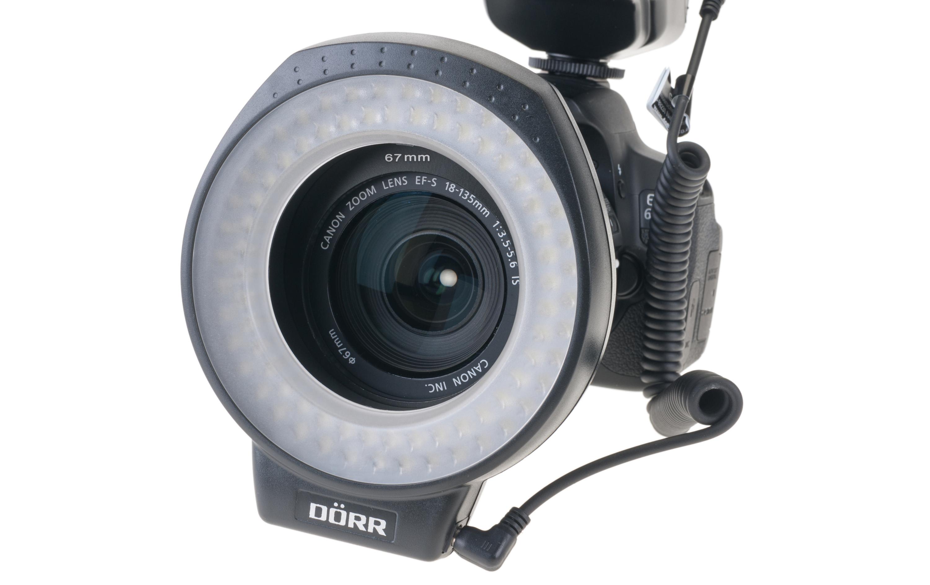 Blitzgerät LED Macro Ultra 80 Ringlicht<br>Makrofotografie mit 80 LEDs