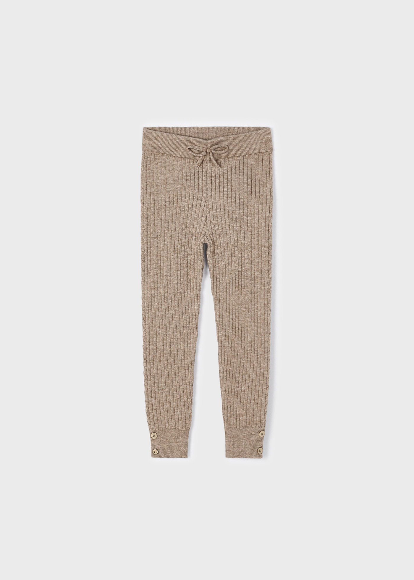 Leggings caneladas para meninas