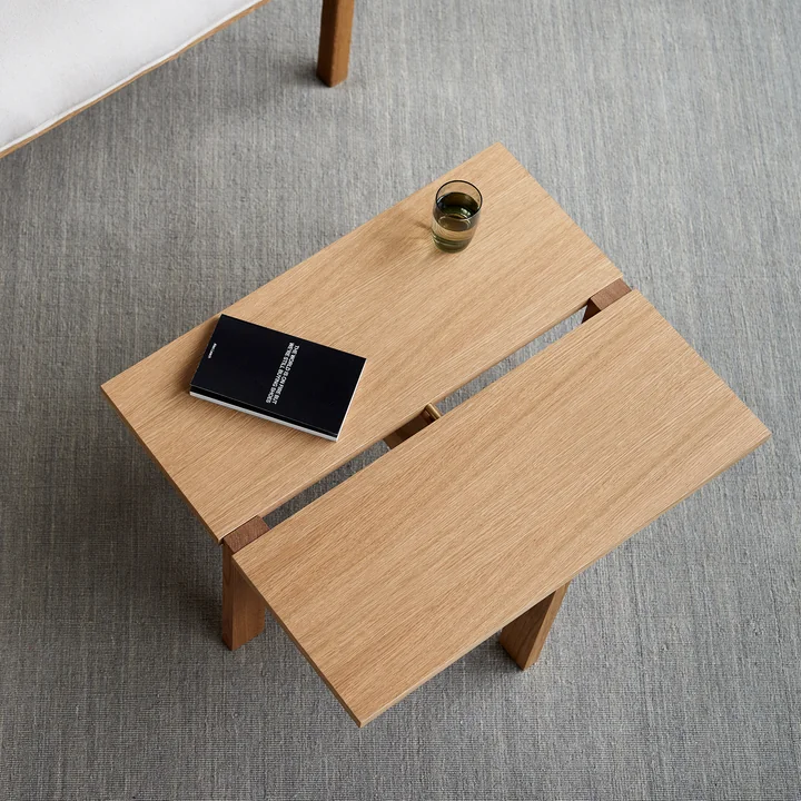 Moebe - Coffee Table, 60 x 32,5 cm, Eiche natur
