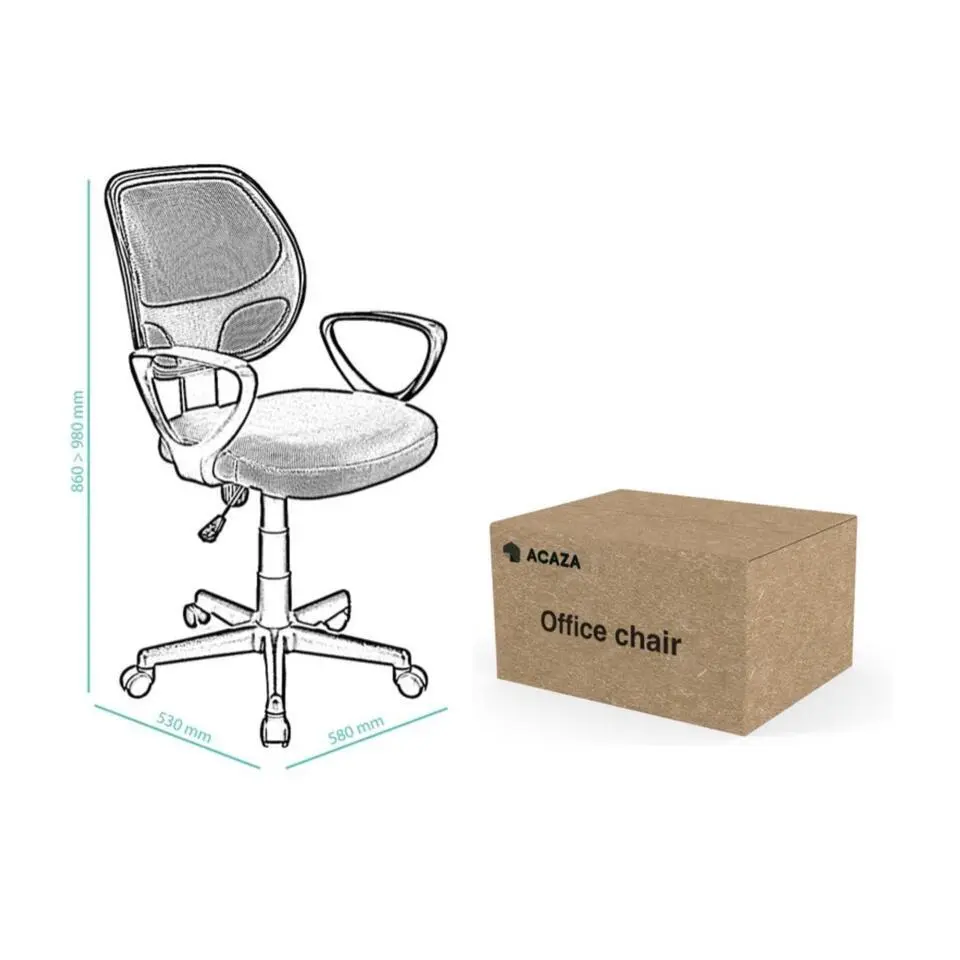 Bureaustoel Buritos - Solide, Verstelbaar en Ergonomisch - Lila