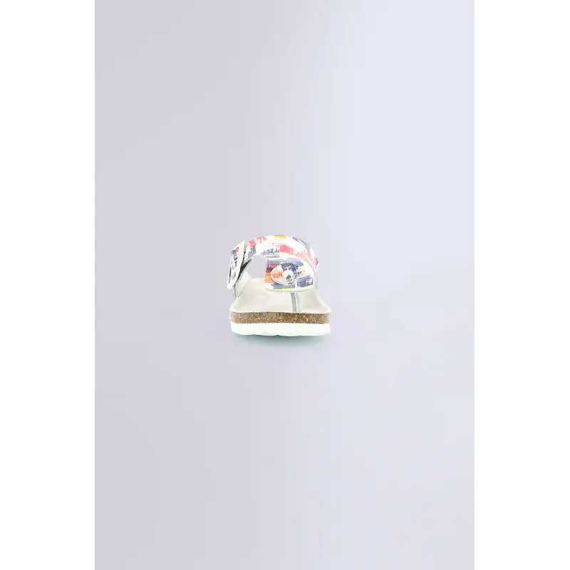 SUMMERIZA MULTICOLOR PAINTING TONG Cuir Fille