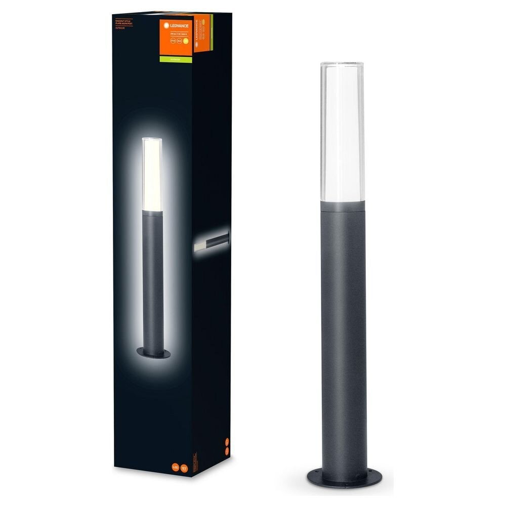Endura LED-padverlichting in donkergrijs en wit, 7W, 470lm, IP44