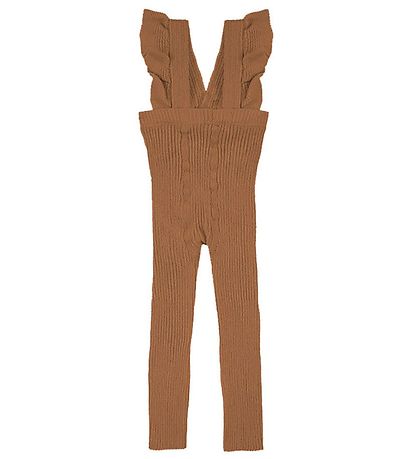 Condor Leggings m. Träger - Rib - Canela