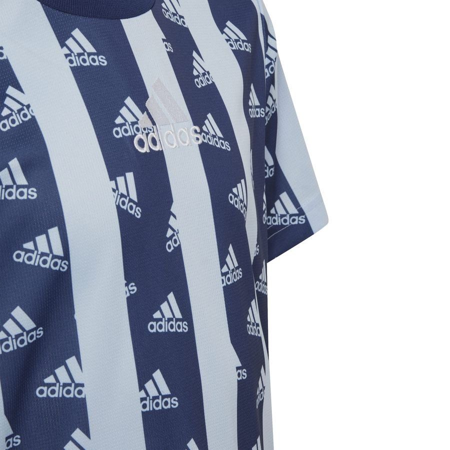 adidas T-Shirt Brand Love - Bleu/Bleu Enfant