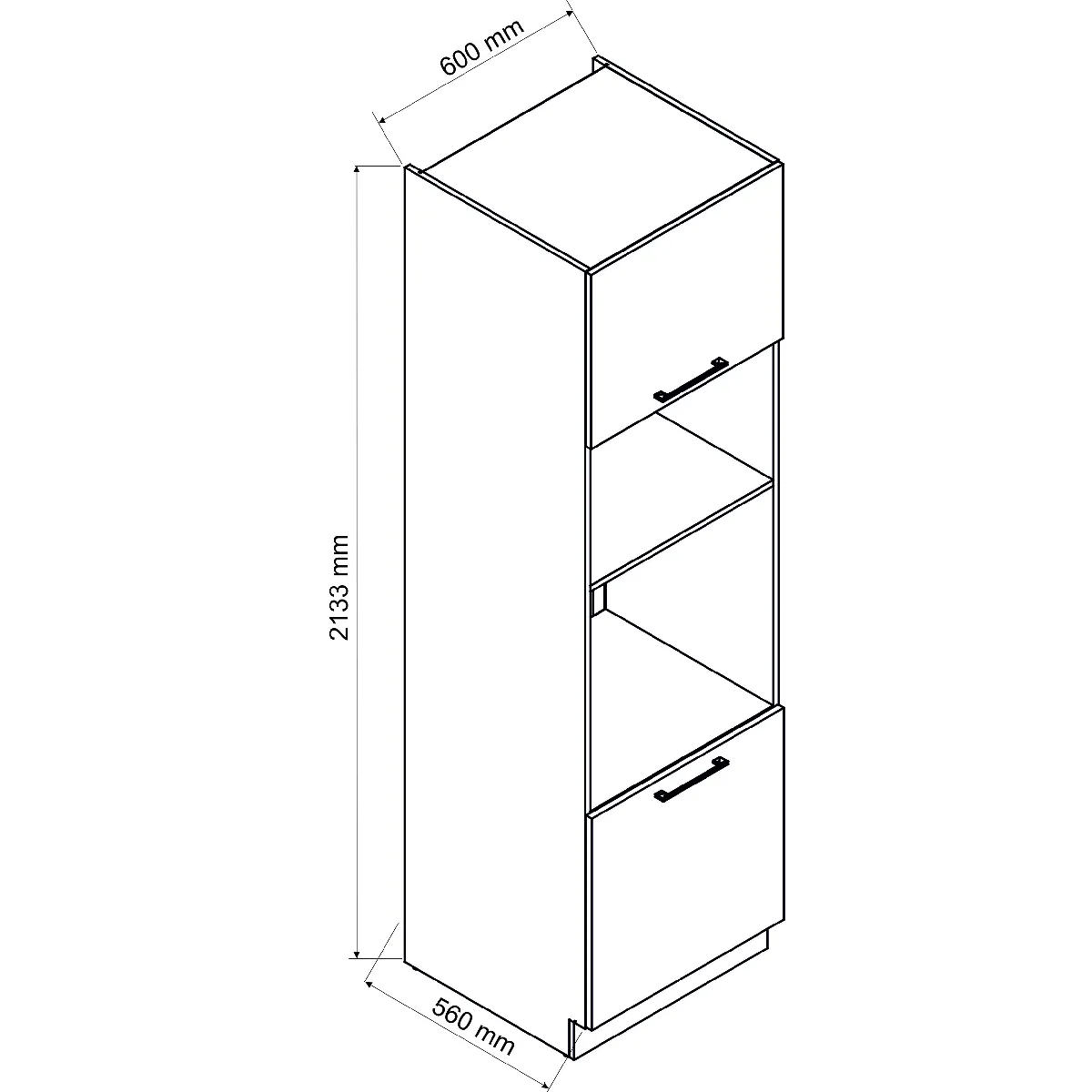 Pegane Meuble Bas de Cuisine - Blanc