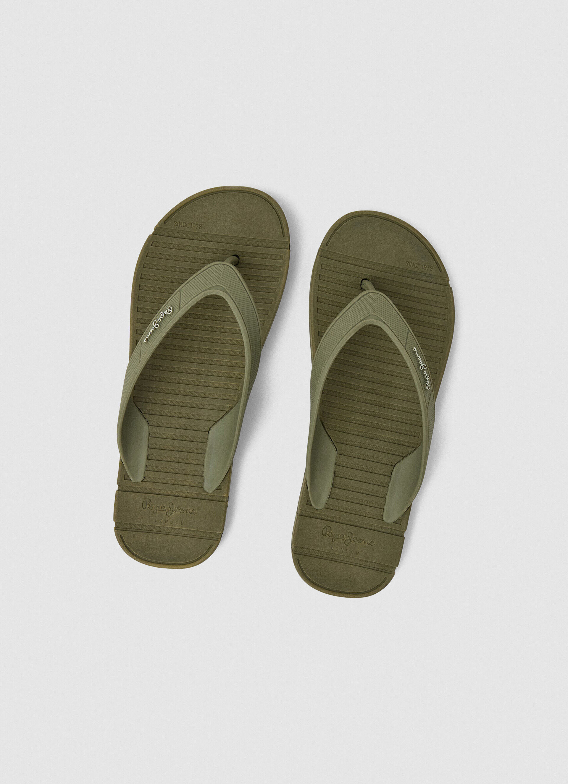 CHANCLAS PLAYA SHORE - army green