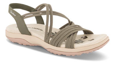 Skechers Damesandal Grøn 163117 | Skoringen