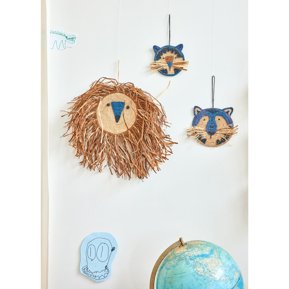 Køb Rice Raffia Animal Wall Decor I Brown - Large