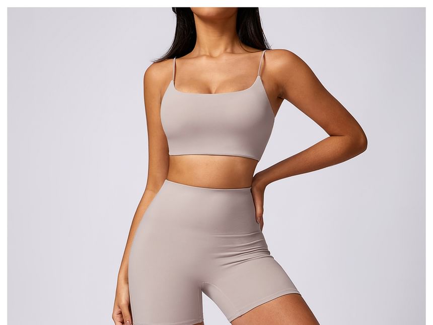 Skinniano - Hoge taille effen yogashorts