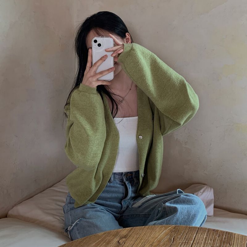 PINPI - V-hals effen vest