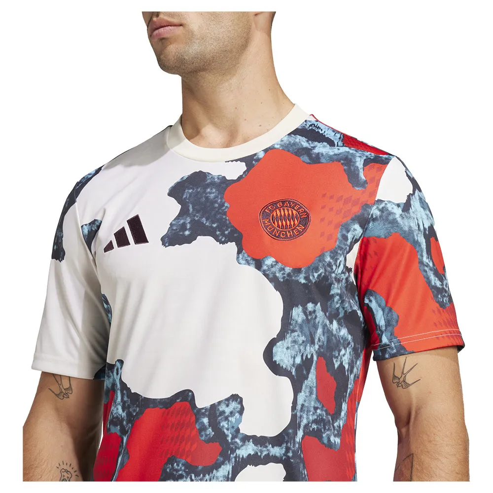 adidas FC Bayern 24/25 vor dem Spiel kurzarm-T-shirt