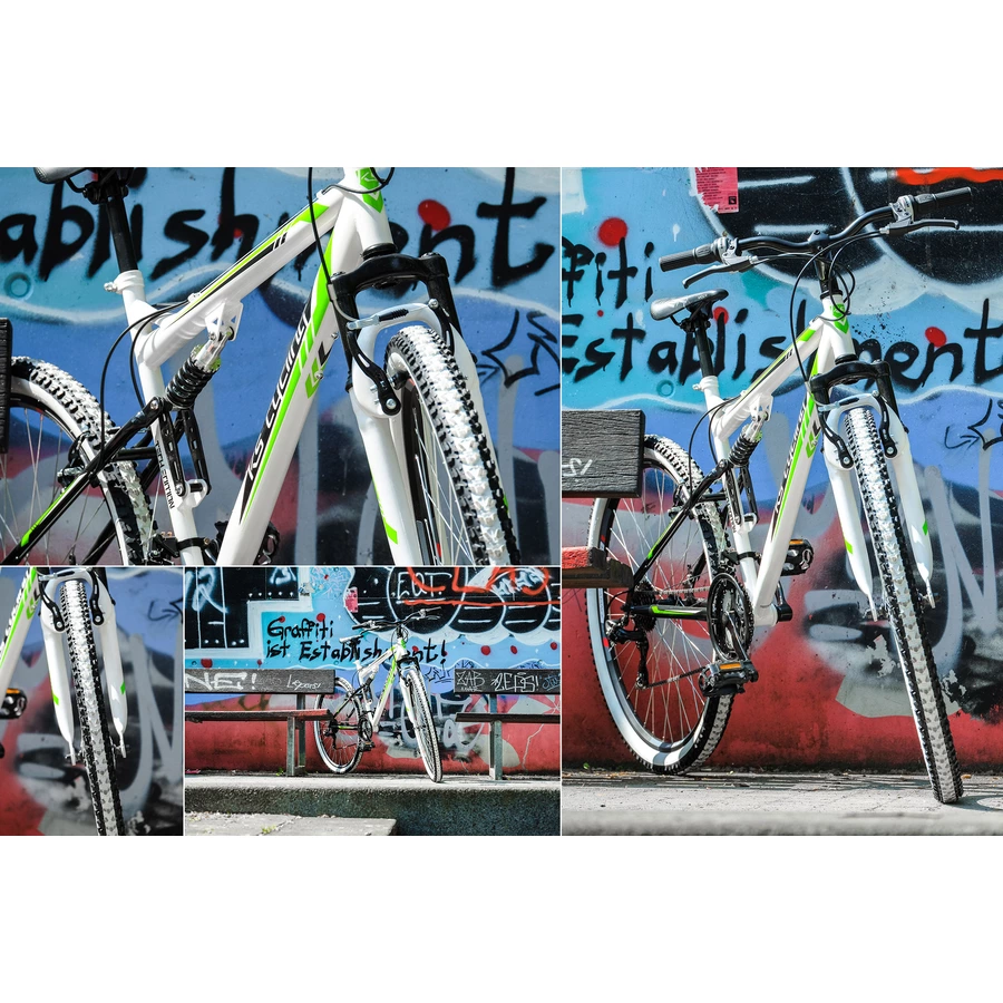 KS Cycling Fully Mountainbike Scrawler 29 Zoll Weiß
