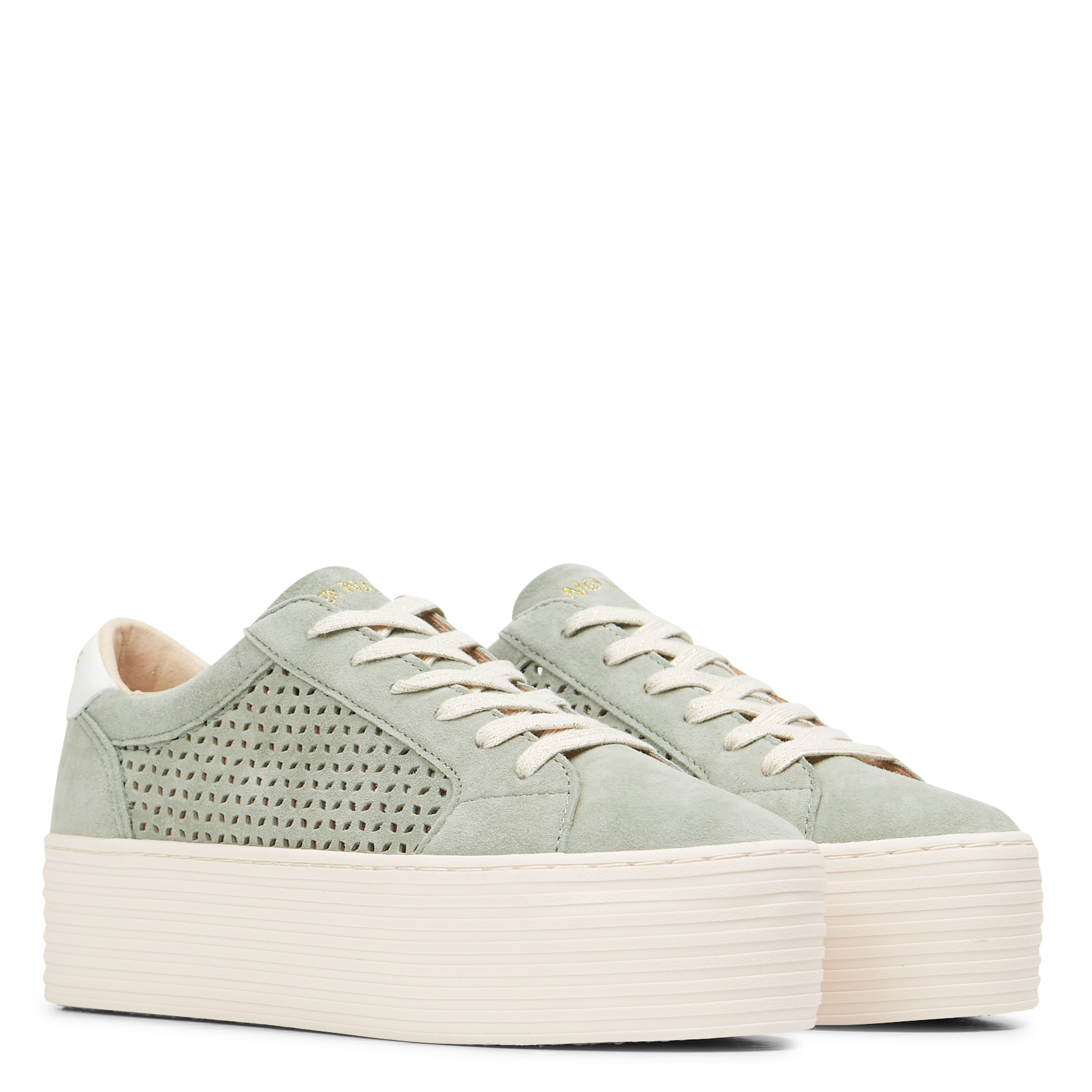SPICE - Baskets en cuir velours | Vert