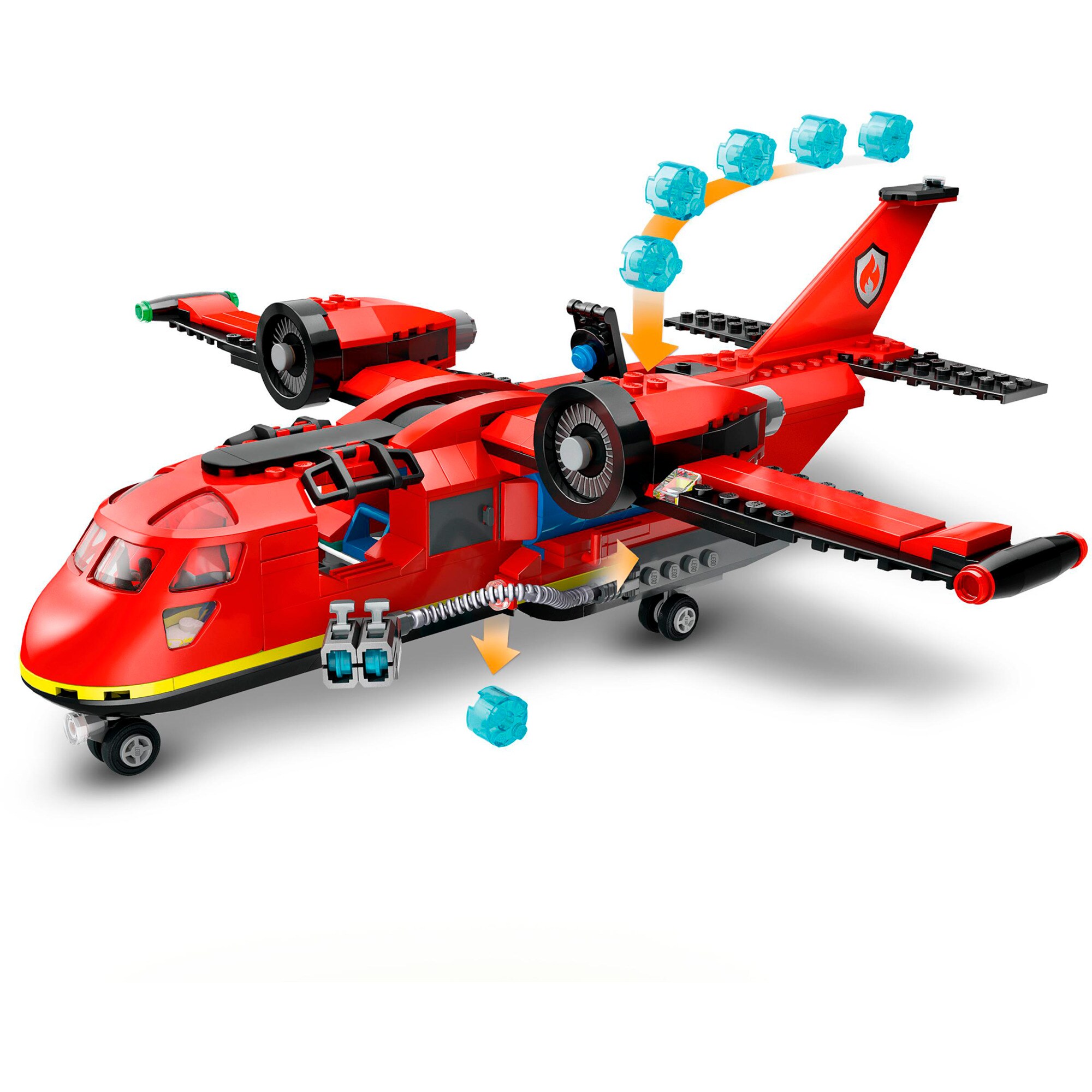 LEGO Konstruktionsspielzeug City Löschflugzeug