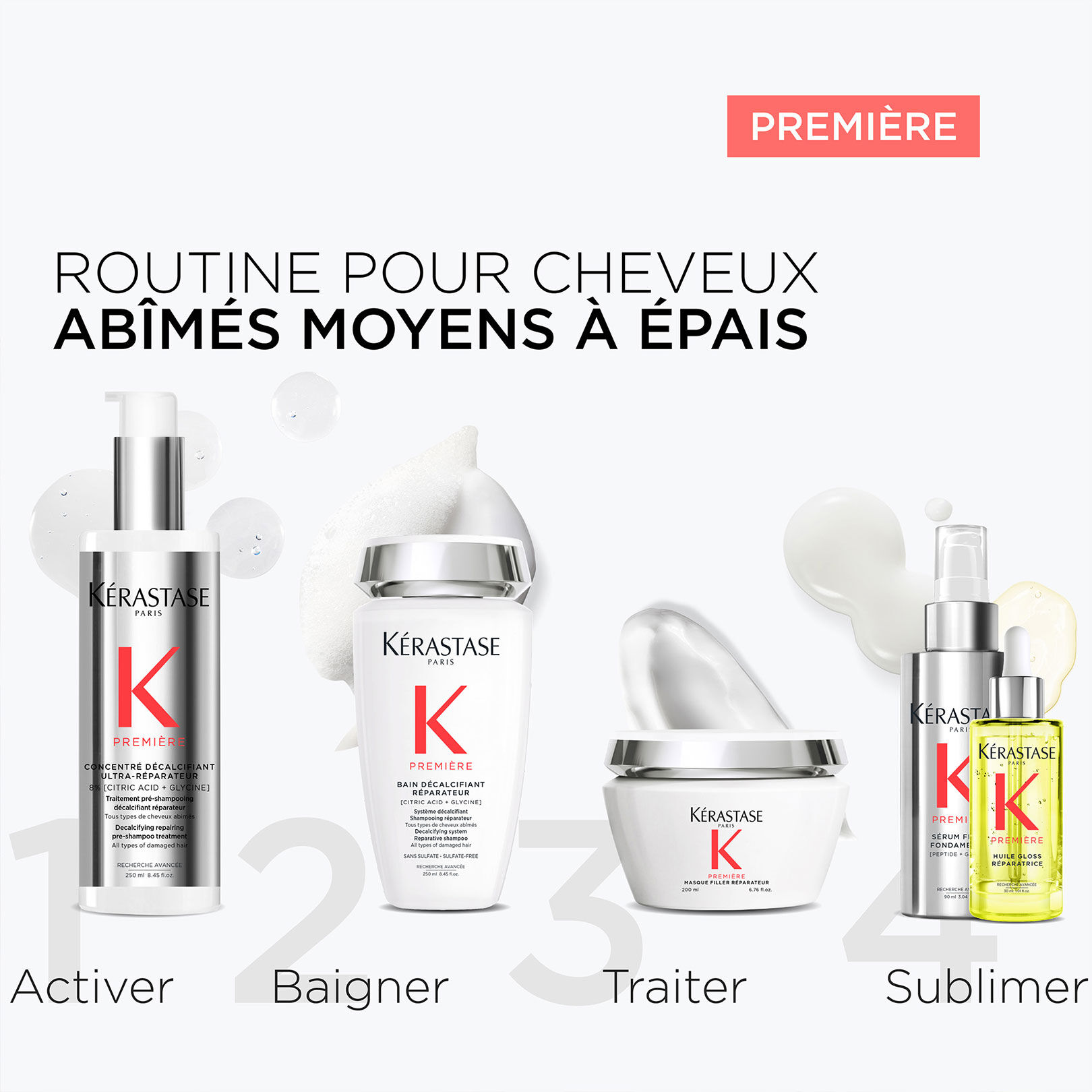 Huile gloss réparatrice Première