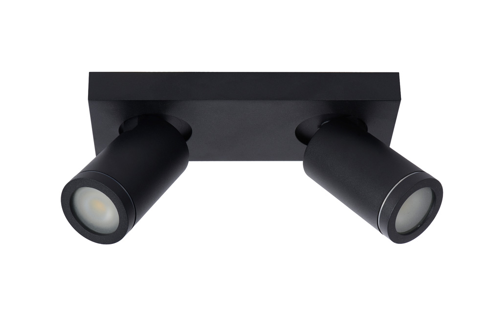 Lucide Taylor plafondlamp 2 spots 5W zwart