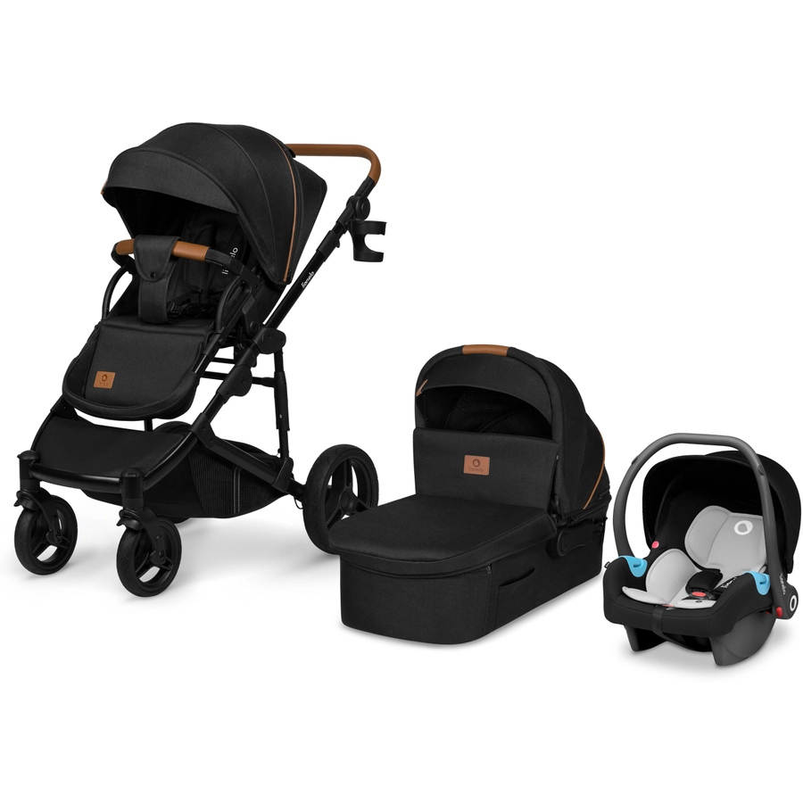 lionelo Kinderwagen Mari Tour 3in1 Black Onyx