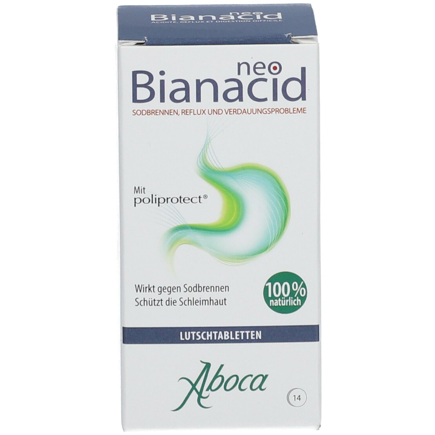 NeoBianacid Lutschtabletten gegen Sodbrennen, Reflux, Verdauungsprobleme Minzgeschmack