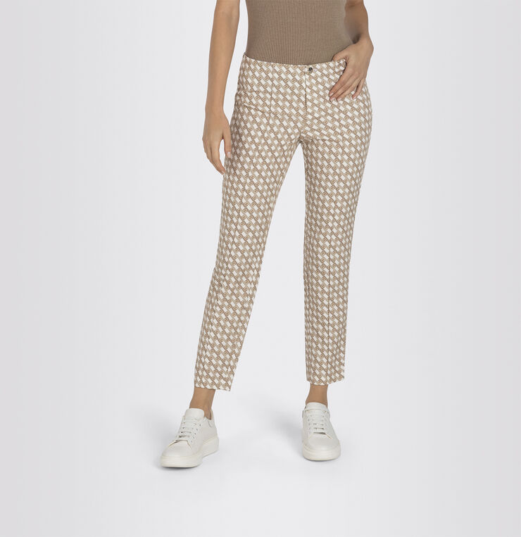 MAC Jeans ANNA Light camel printed