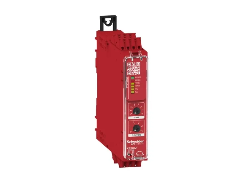 Sikkerhedsrelæ XPSUAF13AC Schneider Electric Driftsspænding (num): 24 V DC/AC 3 x afbryder (B x H x T) 22.5 x 100 x 120 mm LED-display 1 stk