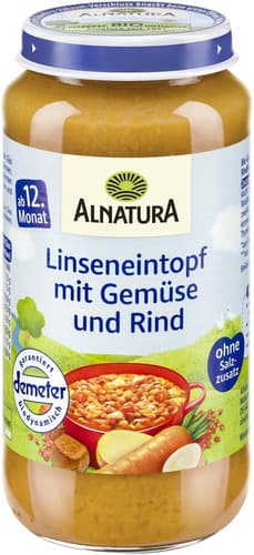 Alnatura BIO Linsengemüse mit Rind