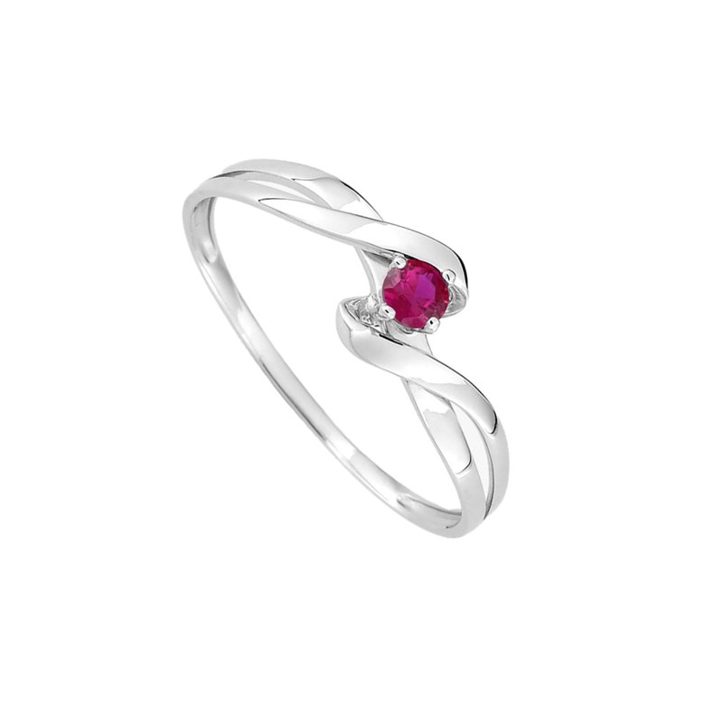 Bague femme - rubis - Or 18 Carats
