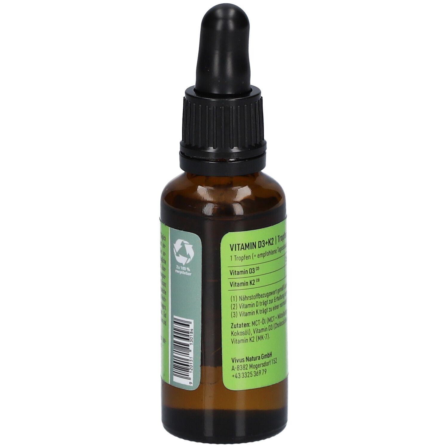 Vivus Natura Vitamin D3+K2 Tropfen