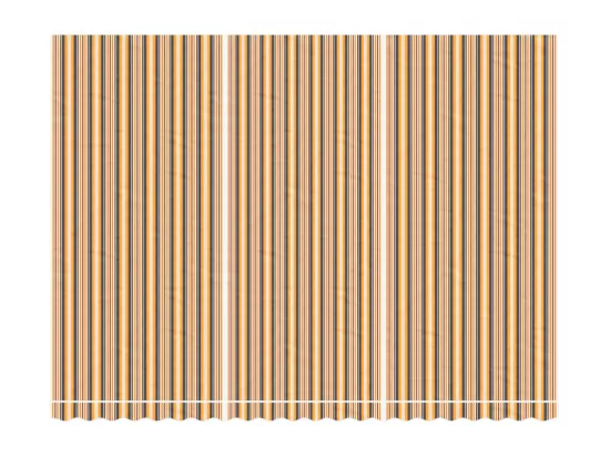Tissu de remplacement pour auvent rayures multicolores 5x3,5 m