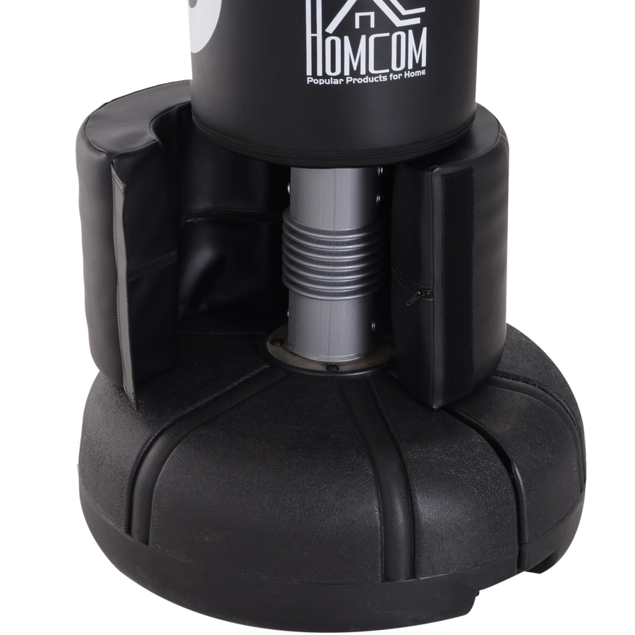 HOMCOM Standboxsack mit befüllbarem Standfuß schwarz