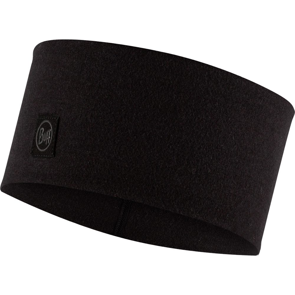 BUFF® Merino Wide Stirnband schwarz