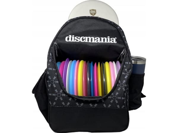 Discmania Diskgolfo tursekk kuprinė diskams Fanatic Go juodas
