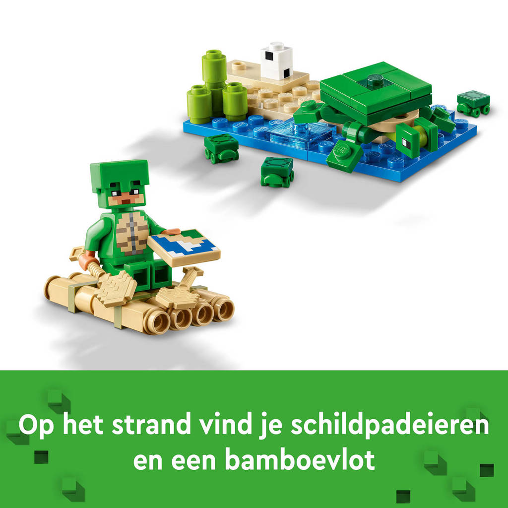 Mooi en compleet setHet schildpadstrandhuis Dierverzorging Speelgoed 21254