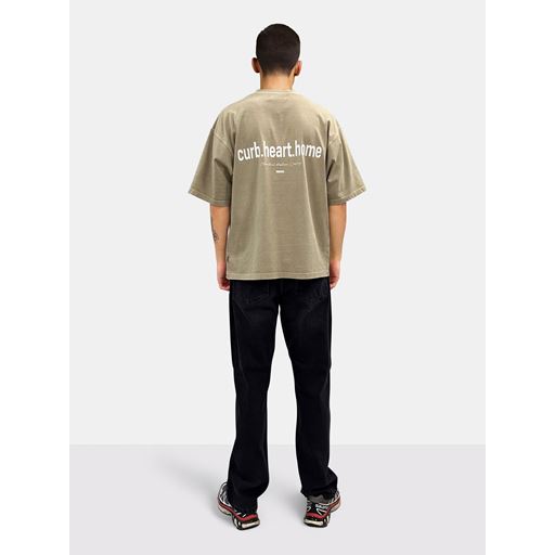 Woodbird Beam Home T-shirt, Dark Beige, XL