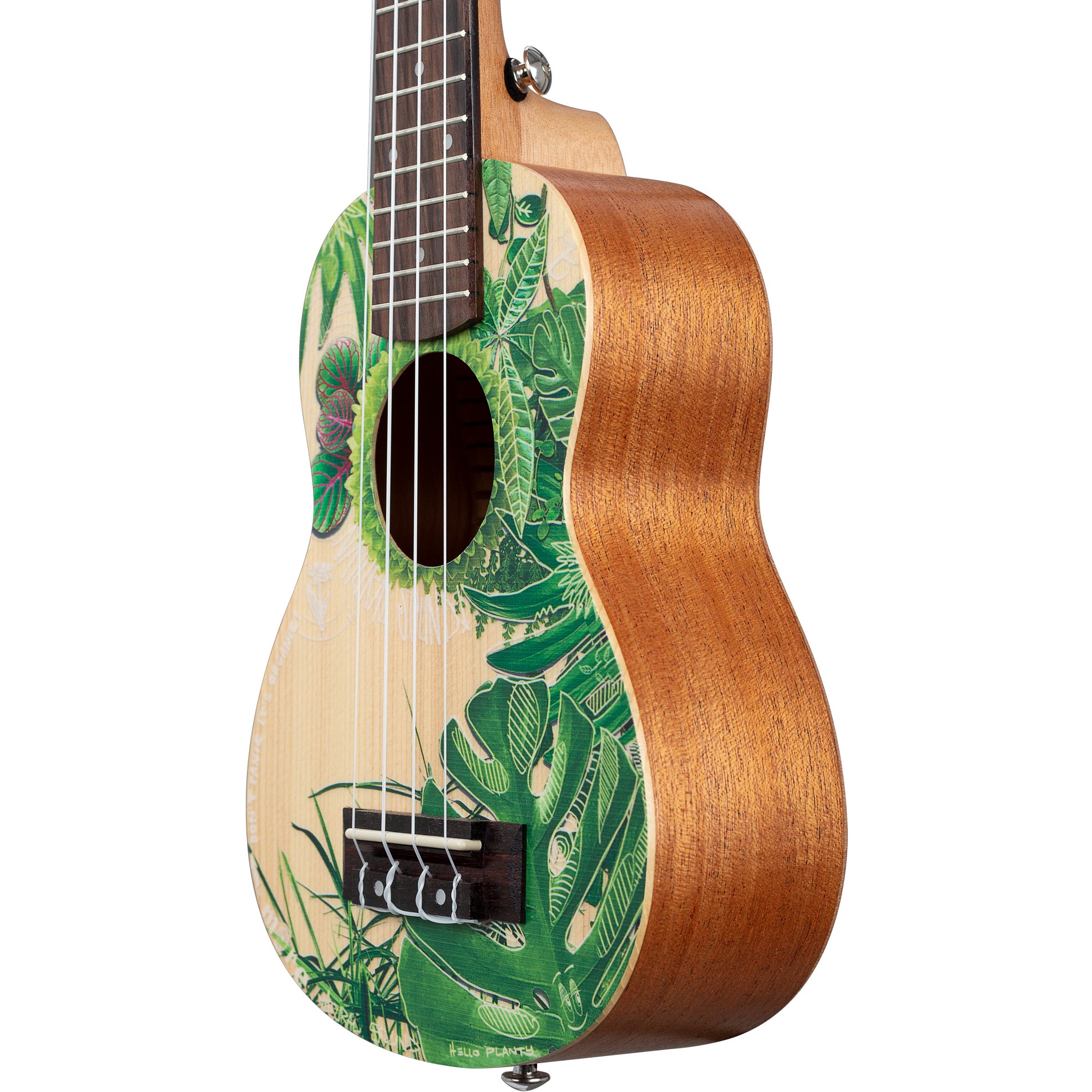 Cascha HH 2602 Sopran Art Series Leafy sopraan ukelele set