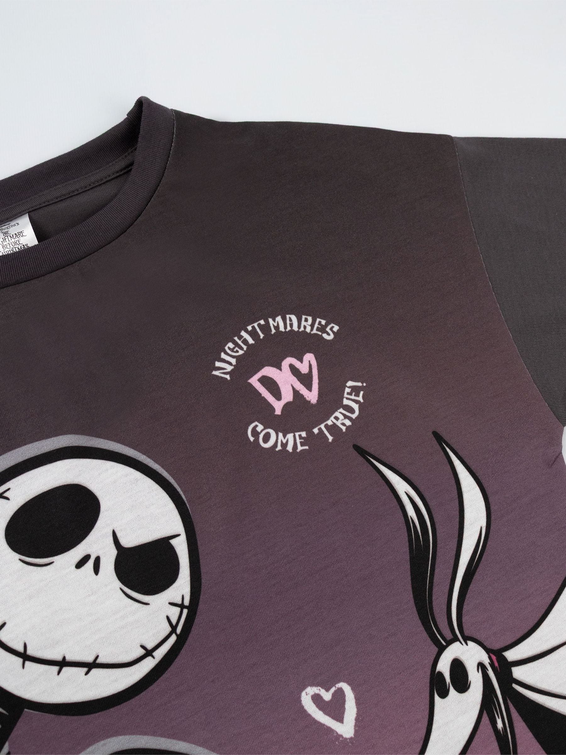 Vanilla Underground Disney Nightmare Before Christmas Short Sleeve Nightdress Multi-Pack of 2