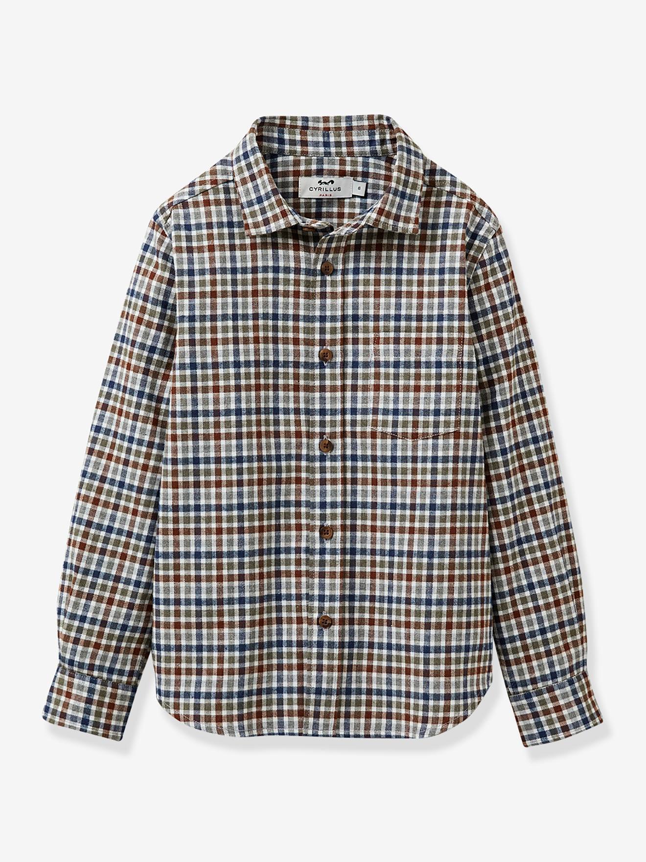 Camisa xadrez Harley para meninos
