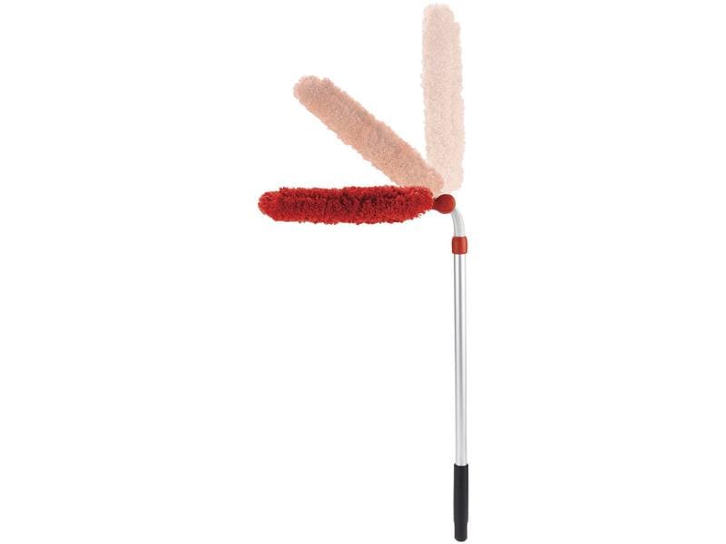 Oxo Good Grips Staubwedel mit Teleskopstiel Entfernt Staub im gesamten Wohnbereich