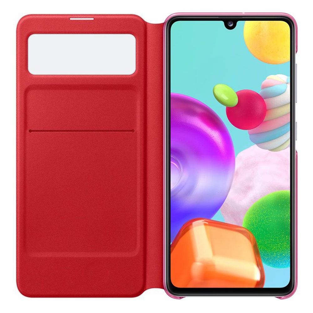 Galaxy A41 Smart S-View Cover Tasche (EF-EA415PWEGEU) - Weiss