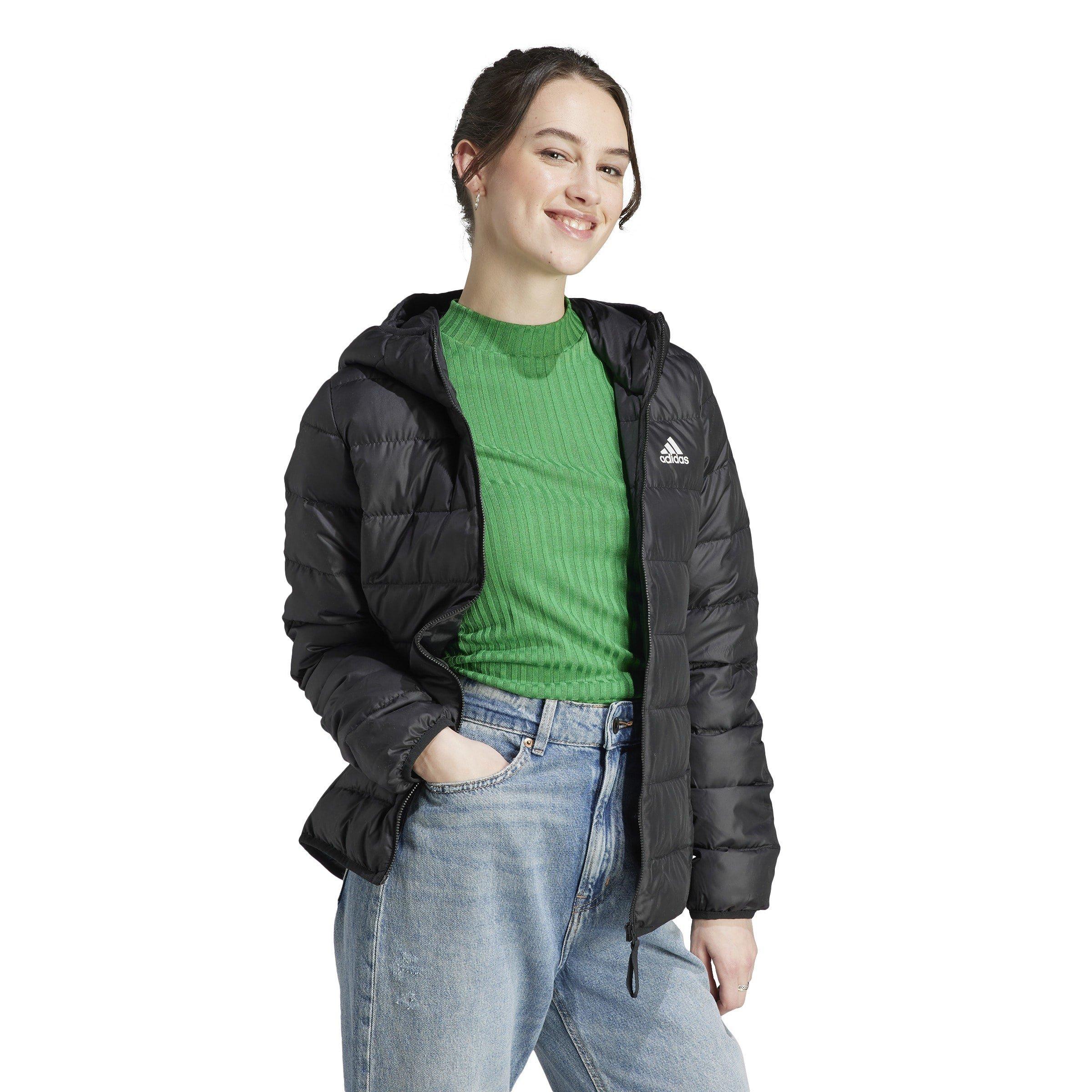 adidas Essentials Light Down Hooded Jacket Womens