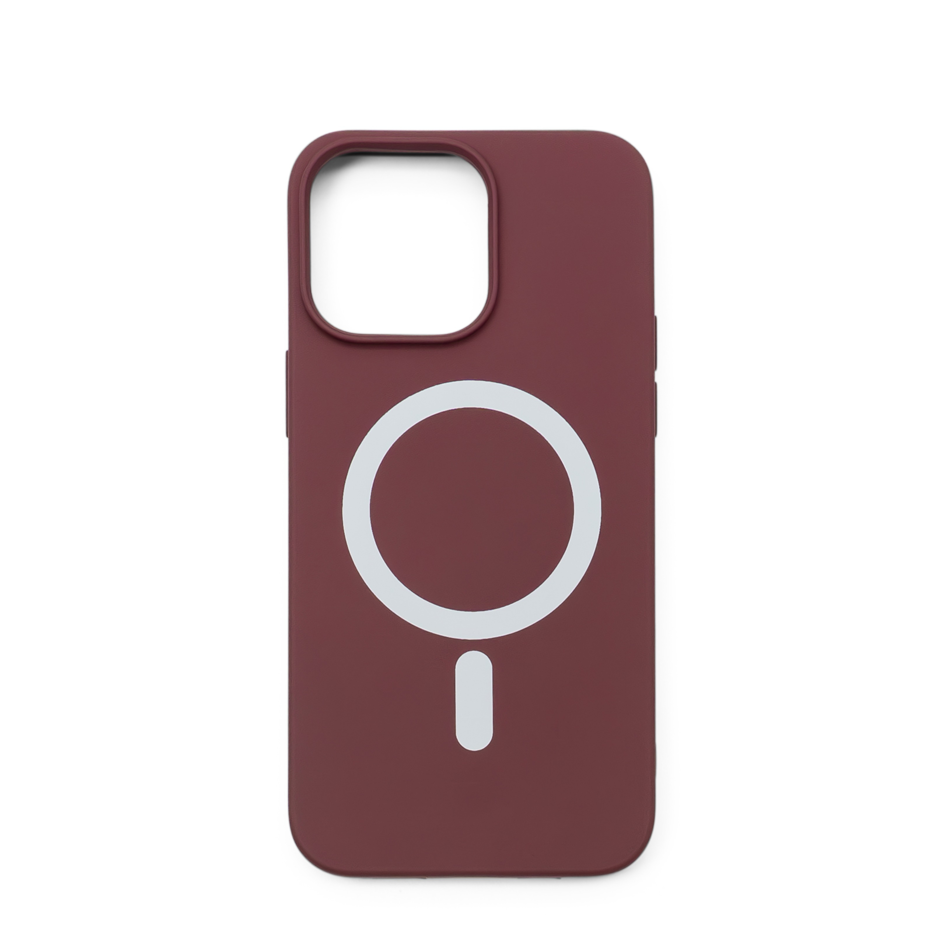 iPhone 14 Pro Max MagSafe Silikon Case Hülle - Pflaume