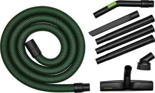 Festool Handwerker-Reinigungsset RS-HW D 36-Plus (mit Handrohr gebogen, Bodendüse, Verlängerungsrohre, Fugendüse, Saugpinsel, Saugschlauch), im Systainer