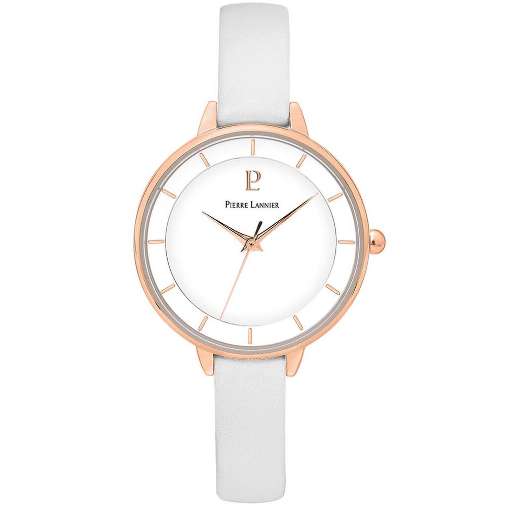 Montre Pierre Lannier Delice Blanc
