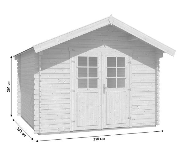 Weka Gartenhaus 209 Gr. 2,5, ca.